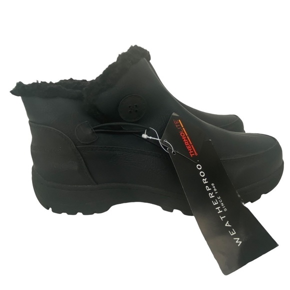 𝅺nwt WEATHERPROOF‎ THERMOLITE ANKLE BOOTIES - Picture 6 of 10